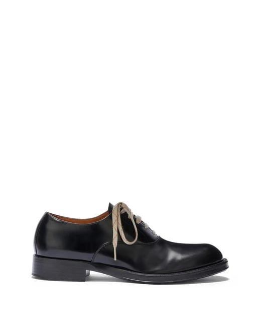 Dries Van Noten メンズ ホワイト オックスフォード シューズ