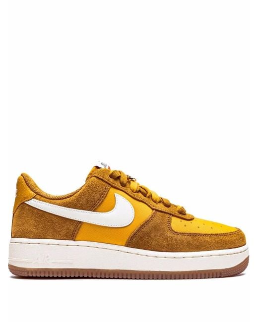 Nike Yellow Air Force 1 '07 Se "First Use" Sneakers