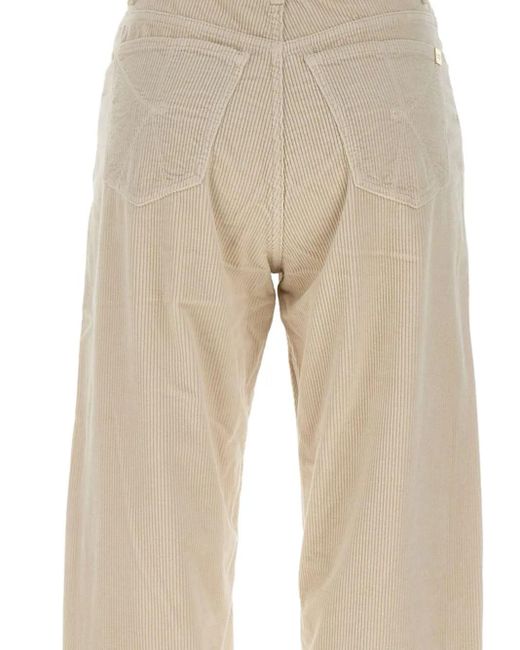 Kaos Natural Button-Fastening Corduroy Trousers