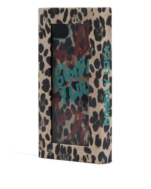 Bimba Y Lola Natural Leopard-Print Iphone E Case