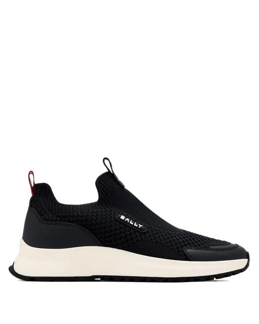 Bally Black Outline Sneakers for men