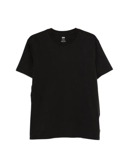 Levi's Black Crew-Neck T-Shirt for men