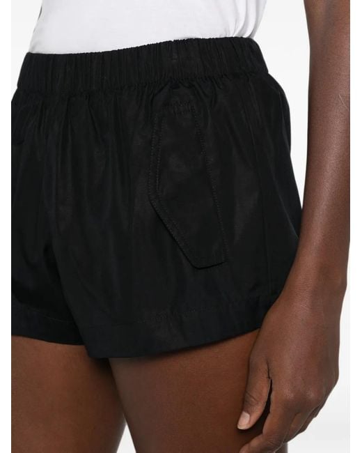 Wardrobe NYC Black Elasticated-Waistband Shorts
