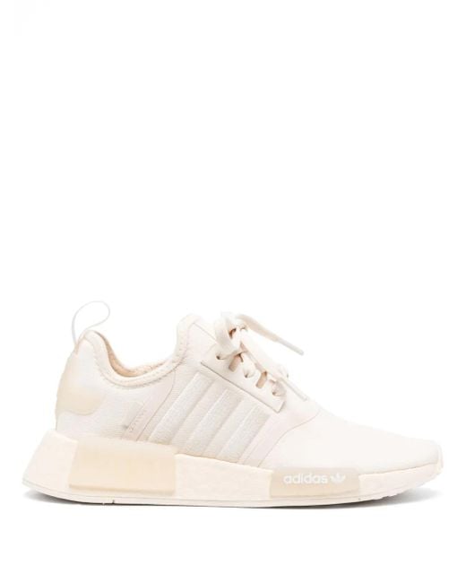 Adidas White Nmd_R1 Low-Top Sneakers