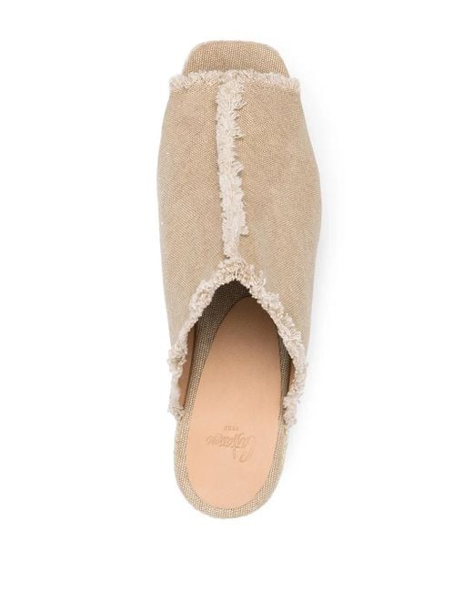 Castaner Queral-sabot ウェッジエスパドリーユ Natural