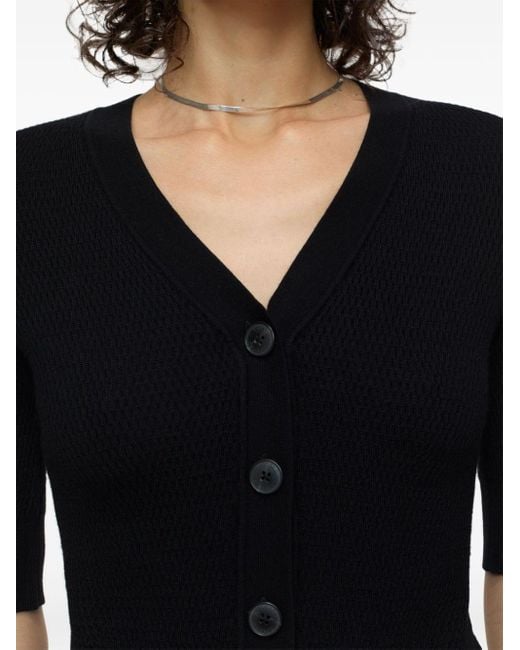 Closed Black V-neck Wool Knitted Top