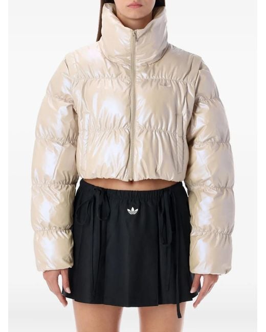 Adidas White Puffer Jacket