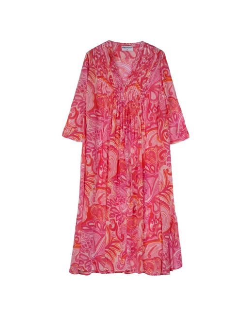 One Season Pink Mia Midi Dress