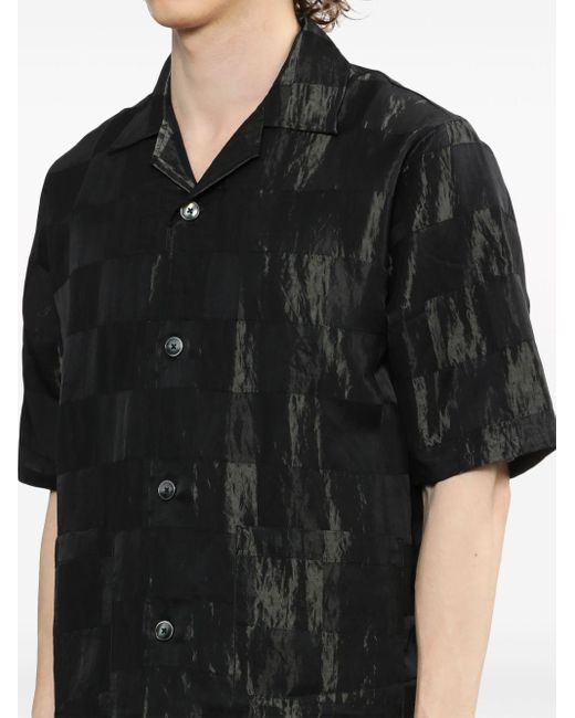 Camicia con stampa astratta di Needles in Black da Uomo