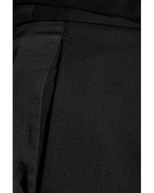 AllSaints Black Pockets Tapered Trousers
