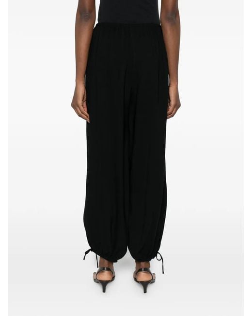 TOVE Black Estelia Drawstring Trousers