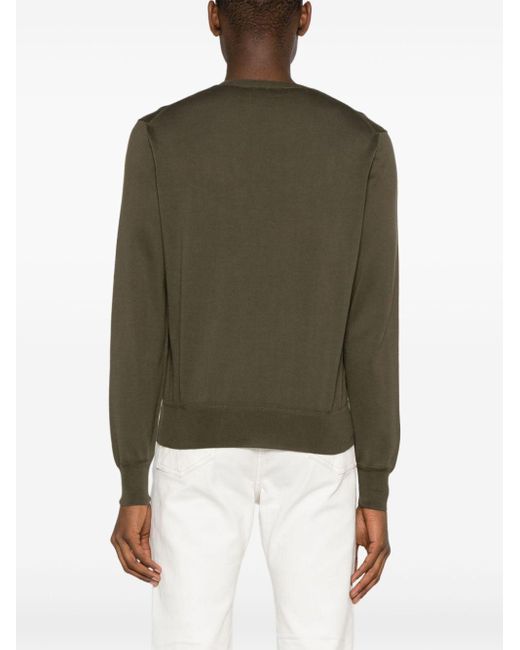 Tom Ford Green Cotton Sweatshirt for men