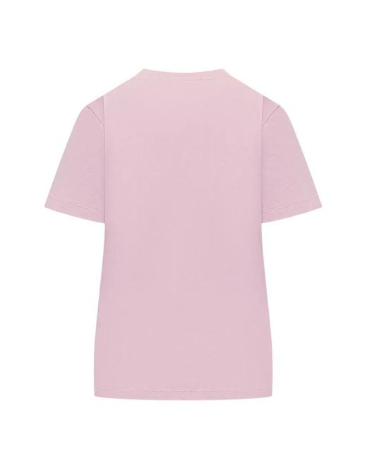 MSGM Pink Logo T-Shirt