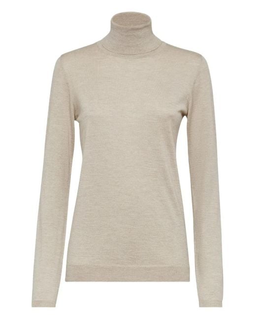 Brunello Cucinelli Multicolor Roll-Neck Knit Jumper