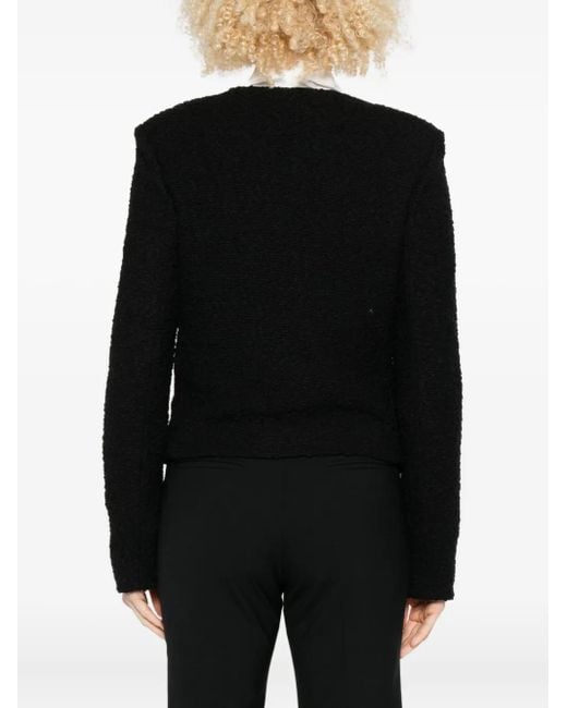 IRO Black Bouclé Jacket
