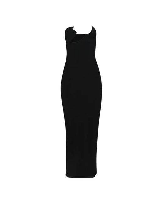 Christopher Esber Robe Mi-Longue Odessa Arced Column in Black | Lyst Christopher Esber Robe Mi-Longue Odessa Arced Column in Black | Lyst