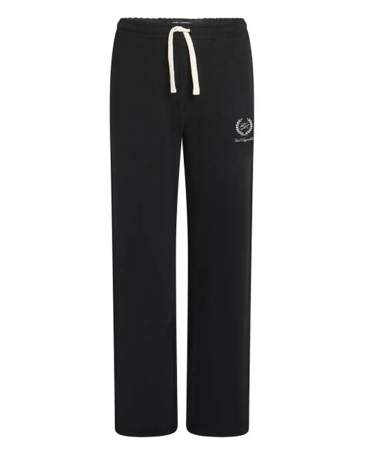 Karl Lagerfeld Black Jogginghose Mit Logo-Stickerei