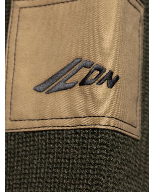 DSquared² Green Logo-Embroidered Jumper for men