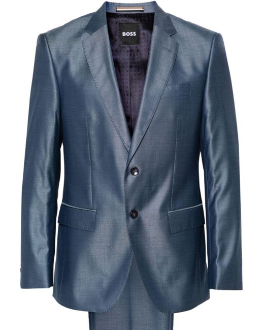 Boss Einreihiger Anzug in Blue für Herren