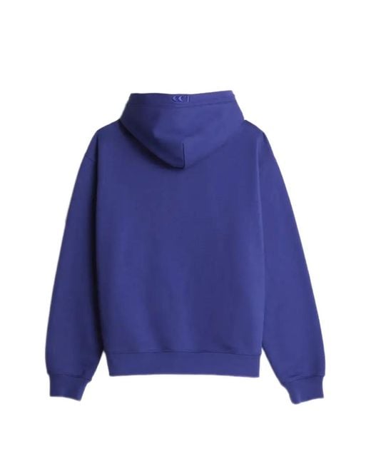 CIARAN Blue Cc1 Logo-Print Hoodie