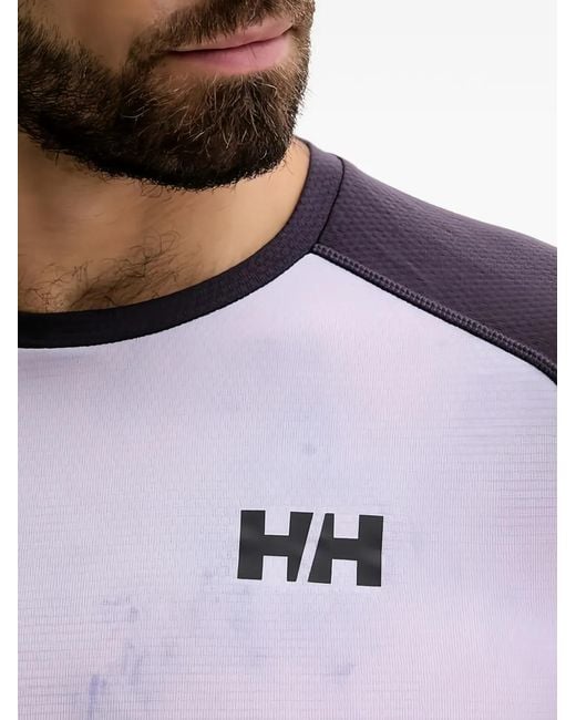 Helly Hansen Purple Lifa Active Long-Sleeve Base Layer for men