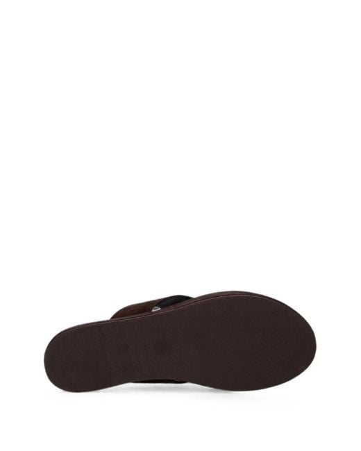 JONAK PARIS Brown Wiwi Suede Platform Sandals