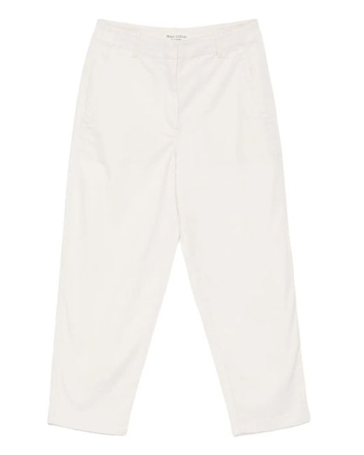Marc O' Polo White Pocket Trousers