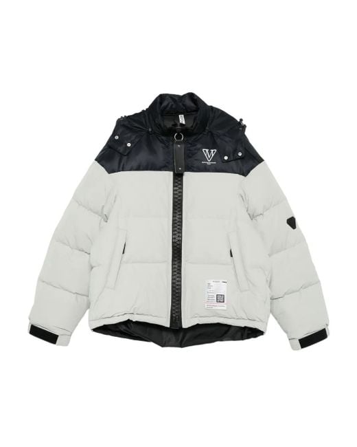 メンズ Maison Mihara Yasuhiro カラーブロック パデッドコート White
