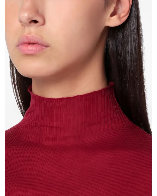 6397 Red Turtleneck Sweater
