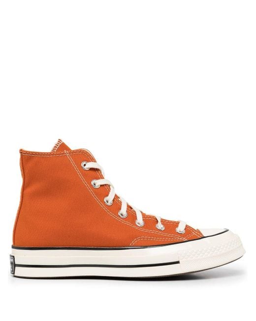 converse basse orange