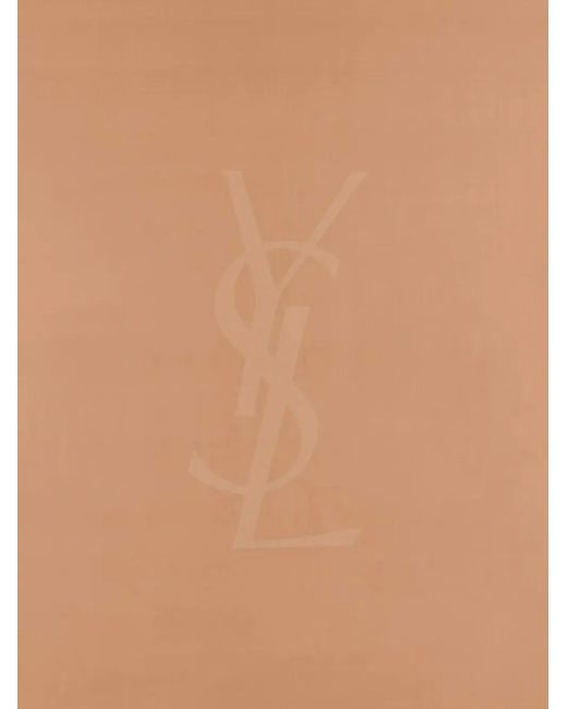 Saint Laurent Natural Cassandre Square Scarf