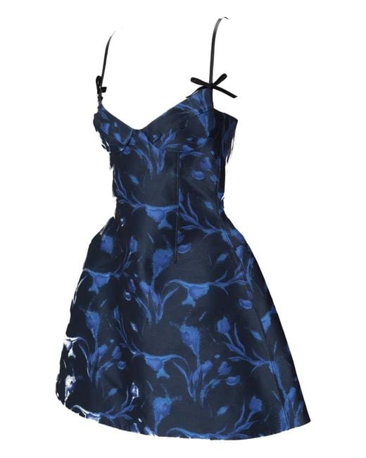 ShuShu/Tong Blue Corset Dress