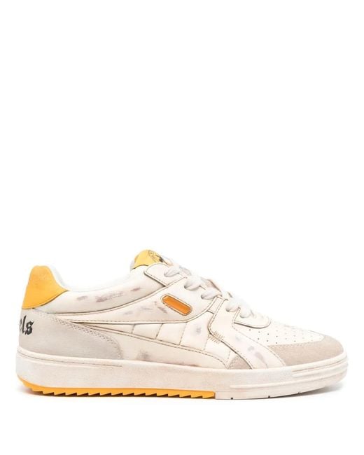 Palm Angels White Low University Sneaker for men