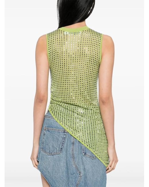 Christopher Esber Cirrus Tanktop in het Green