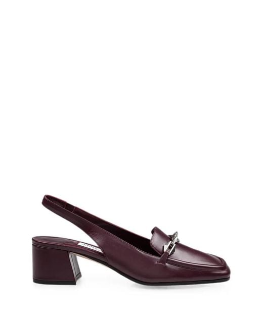 Jimmy Choo Brown Diamond Tilda Slingback Pumps
