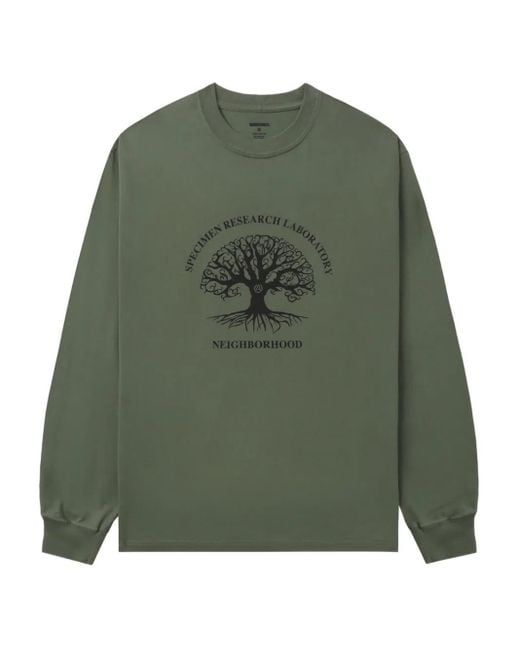 T-Shirt En Coton À Manches Longues Neighborhood pour homme en coloris Green