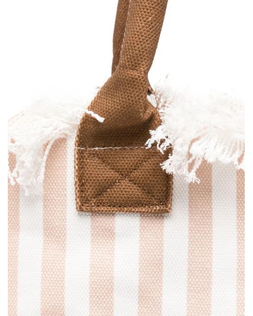 Mc2 Saint Barth Natural Tote Bag aus Baumwolle