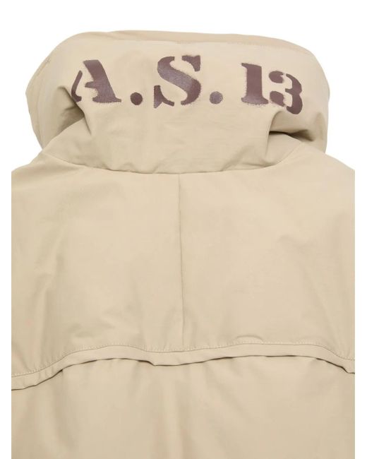 Acne Natural Button Padded Parka for men
