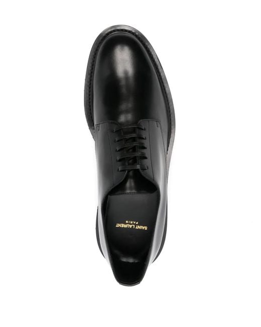 Saint Laurent Black Army 20 Derby Tender Loafer for men