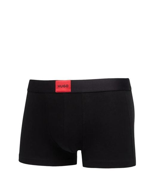 HUGO Red Logo-Print Trunks for men