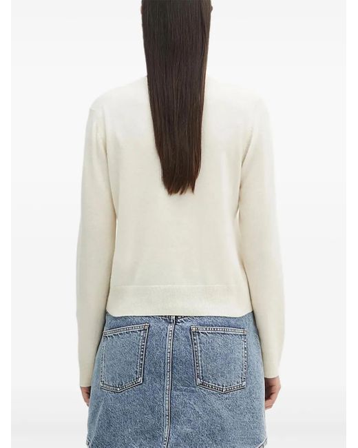 Samsøe & Samsøe Blue Saboston Button-Front Cashmere Cardigan