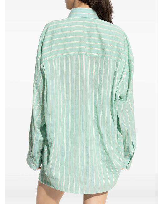 Balenciaga Green Cocoon Shirt