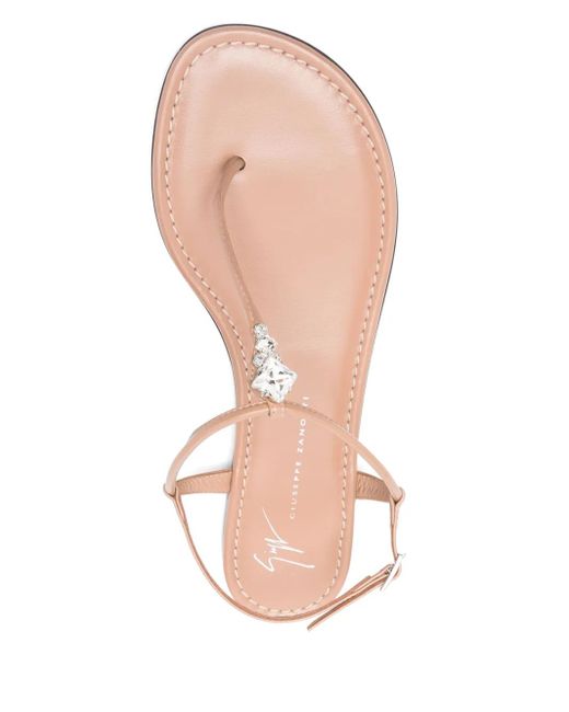 Giuseppe Zanotti Natural Anyelle Sandals