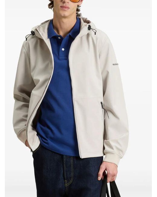 Chaqueta Con Capucha Woolrich de hombre de color Natural