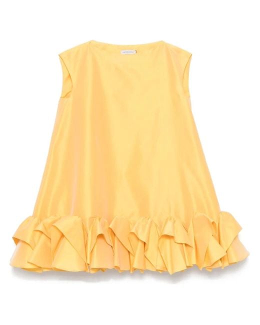 Viktor & Rolf タックアップ ミニドレス Yellow