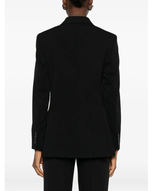 Max Mara Blazer Met Dubbele Rij Knopen in het Black