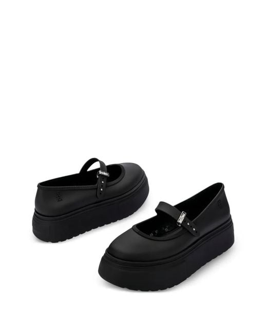 Melissa Black Platform Ballerina Shoes