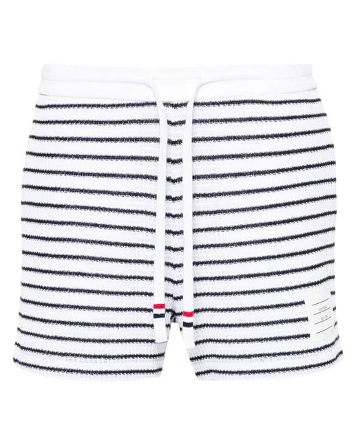 Thom Browne ストライプ ショートパンツ White