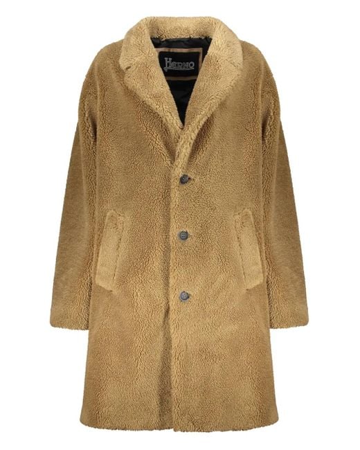 Herno Natural Shearling Coat
