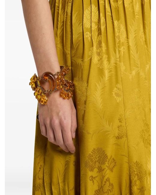 Etro ペイズリーブレスレット Yellow